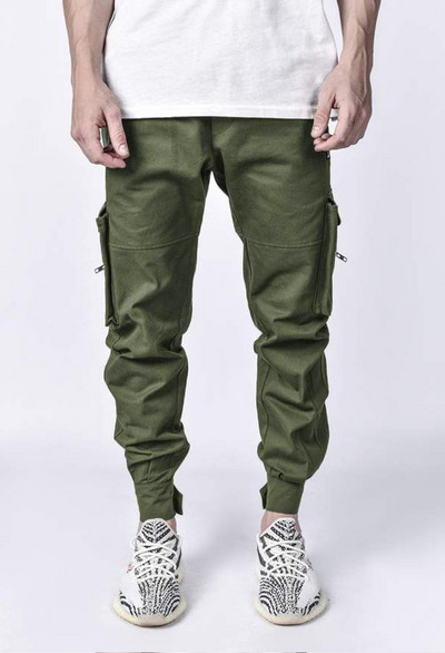 Sportiskas vīriešu bikses ar kabatām