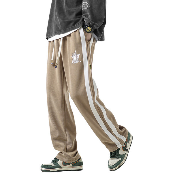 Férfi nadrág széles modell zsebbel és fűzővel