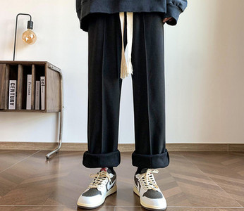 Široki model muških hlača sa vezicama u više boja