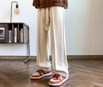 Φαρδύ μοντέλο ανδρικό παντελόνι με κορδόνια σε διάφορα χρώματα