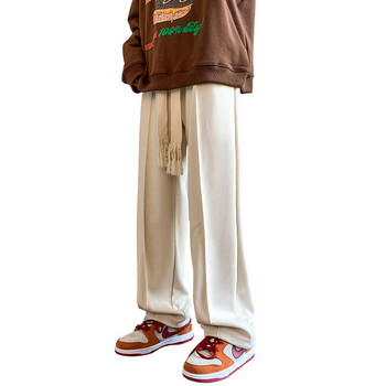 Широк модел мъжки панталон с връзки няколко цвята 