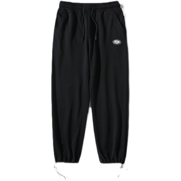 Ikdienas vīriešu apakšdaļa ar kabatām - melnā un pelēkā krāsā