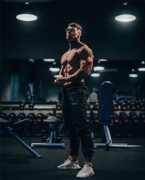 Αθλητικό ανδρικό παντελόνι με κορδόνια