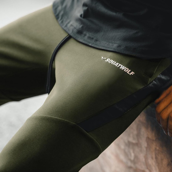 Férfi téli nadrág felirattal