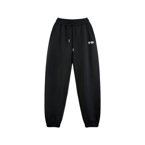 Sporta modeļa vīriešu bikses ar šņorēm un kabatu