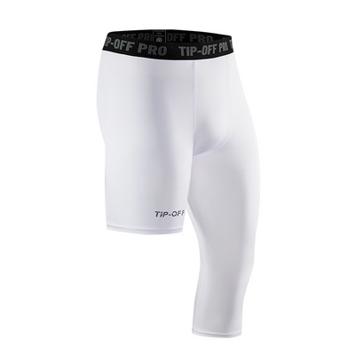 Vyriški sportiniai antblauzdžiai viena ilga ir trumpa koja