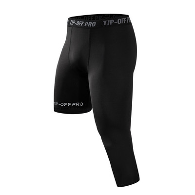 Vyriški sportiniai antblauzdžiai viena ilga ir trumpa koja