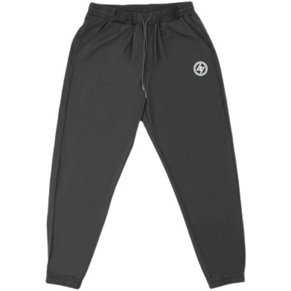 Sportske muške hlače u crnoj i sivoj boji