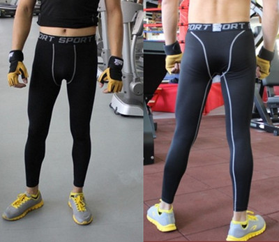 Férfi elasztikus leggings gumival