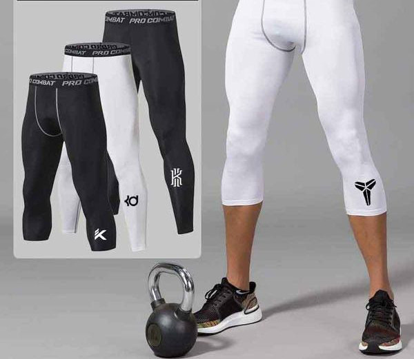 Férfi elasztikus leggings gumival