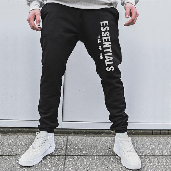 Vīriešu bikses ar divkrāsu uzrakstiem