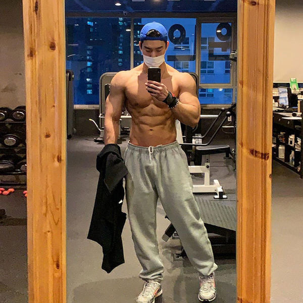 Ανδρικό παντελόνι με κορδόνια