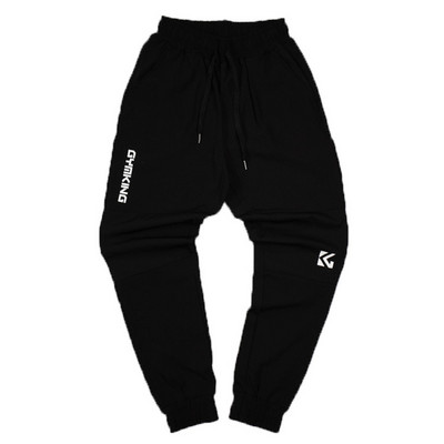 Brīvas vīriešu treniņbikses ar aukliņu un kabatu