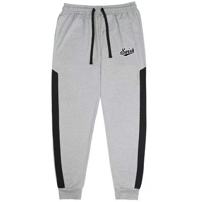 Férfi sportnadrág két színben - szegéllyel