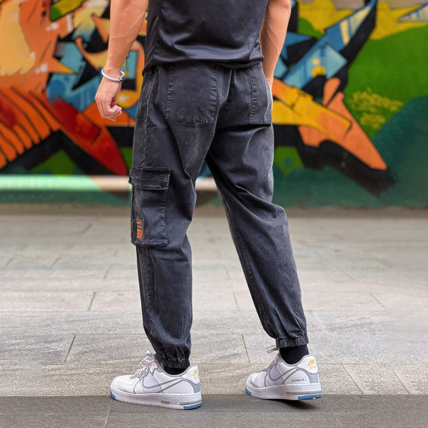 Casual παντελόνι με ελαστικό πόδι