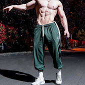 Vīriešu pavasara-rudens sporta bikses ar šņorēm