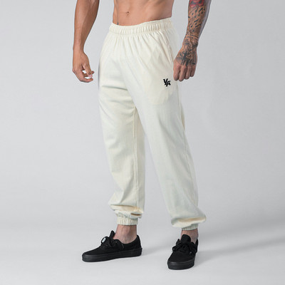 Vīriešu pavasara-rudens sporta bikses ar šņorēm