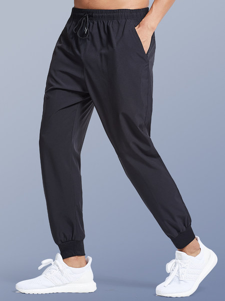 Ikdienas vīriešu bikses - ar kabatu un šņorēm