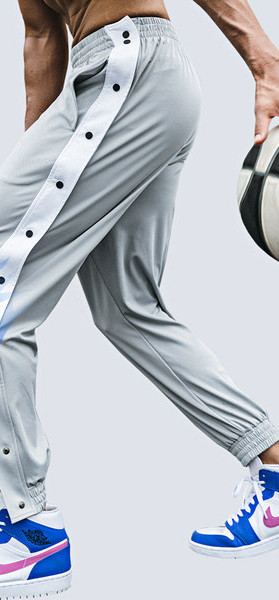 Спортен мъжки панталон с странични копчета