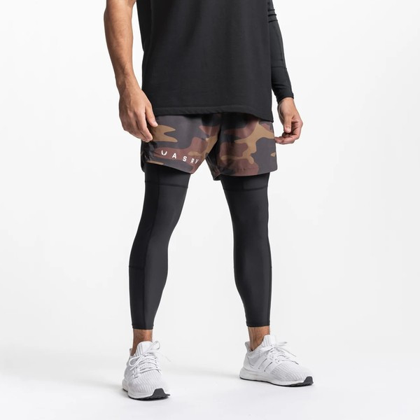 Ανδρικό αθλητικό σορτς - με επιγραφή