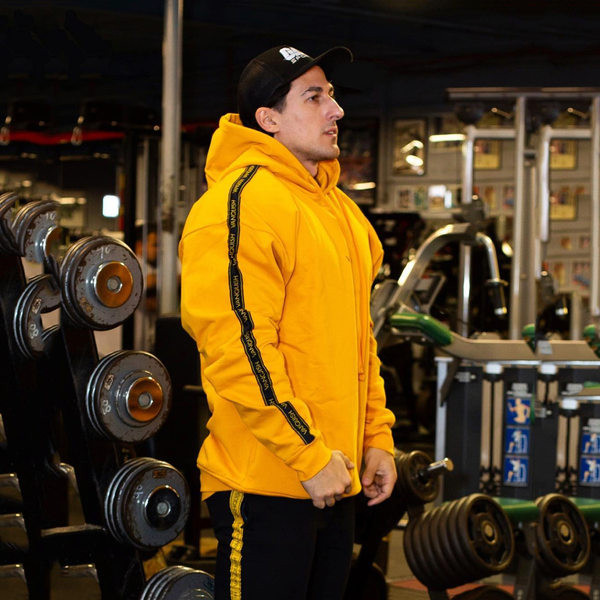 Sportos férfi nadrág szegéllyel