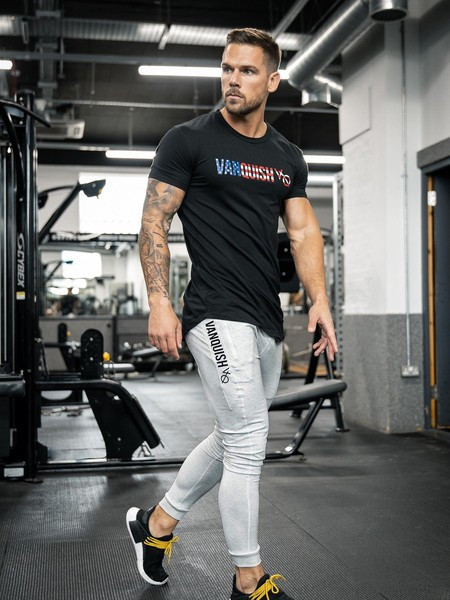 Ανδρικό αθλητικό παντελόνι με γράμματα