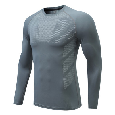 Vyriškos sportinės palaidinės modelis ilgomis rankovėmis