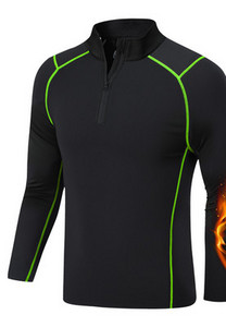 Vyriška sportinė palaidinė ilgomis rankovėmis ir užtrauktuku