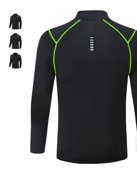 Vyriška sportinė palaidinė ilgomis rankovėmis ir užtrauktuku