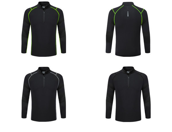 Vyriška sportinė palaidinė ilgomis rankovėmis ir užtrauktuku