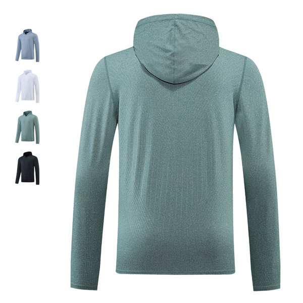 Ежедневна спортна блуза с качулка изчистен модел