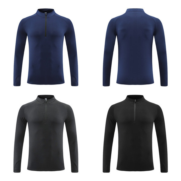 Elastīga vīriešu blūze ar rāvējslēdzēju pie apkakles