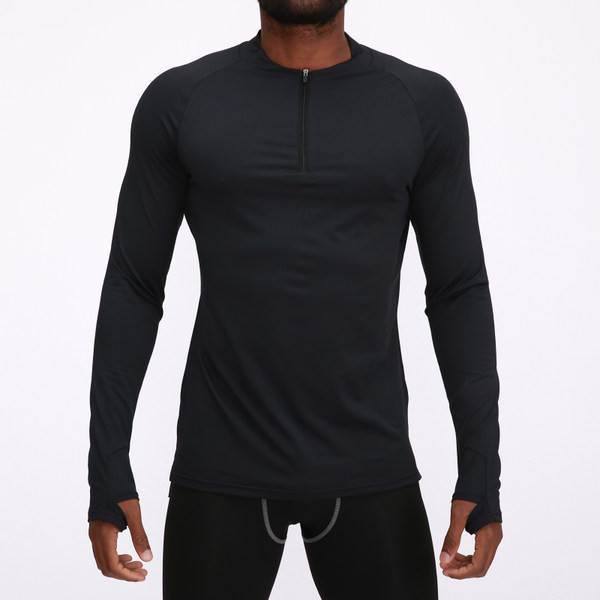 Sportiska vīriešu blūze no ātri žūstoša auduma ar rāvējslēdzēju