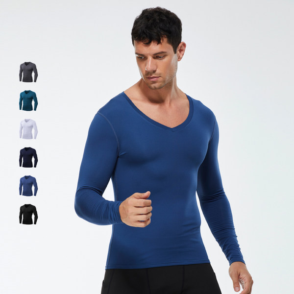 Férfi sportblúz, testhezálló modell
