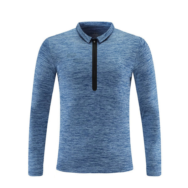 Vīriešu sporta blūze no ātri žūstoša auduma ar rāvējslēdzēju