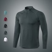 Téli férfi blúz hosszú ujjú egyszínű mintával