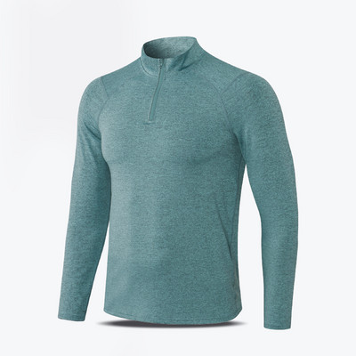 Téli férfi blúz hosszú ujjú egyszínű mintával