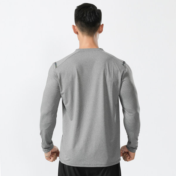 Tiszta férfi blúz ovális nyakkivágással