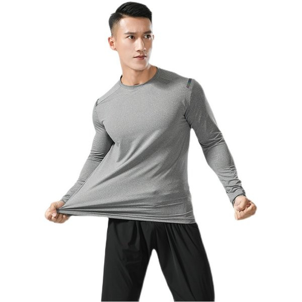 Tiszta férfi blúz ovális nyakkivágással