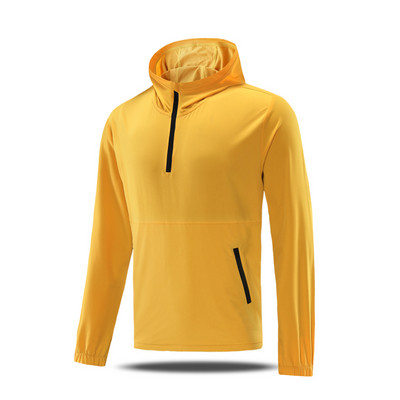 Ανδρική αθλητική μπλούζα με κουκούλα και φερμουάρ