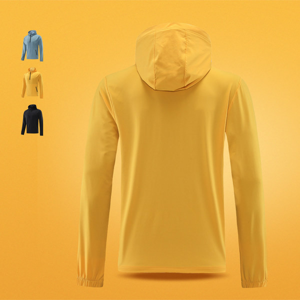 Ανδρική αθλητική μπλούζα με κουκούλα και φερμουάρ