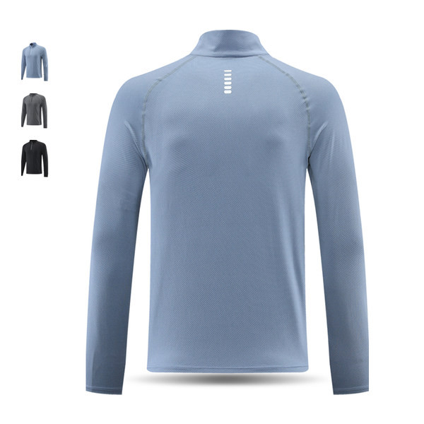 Muška brzosušeća bluza dugih rukava na patentni zatvarač