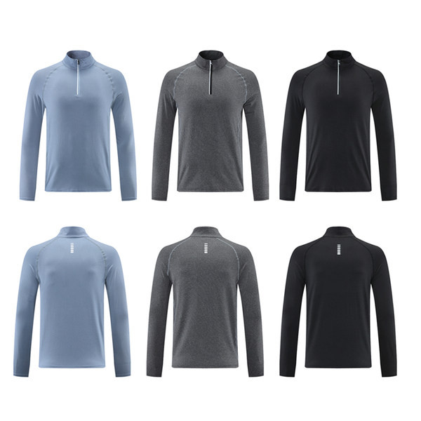 Muška brzosušeća bluza dugih rukava na patentni zatvarač