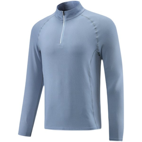 Muška brzosušeća bluza dugih rukava na patentni zatvarač