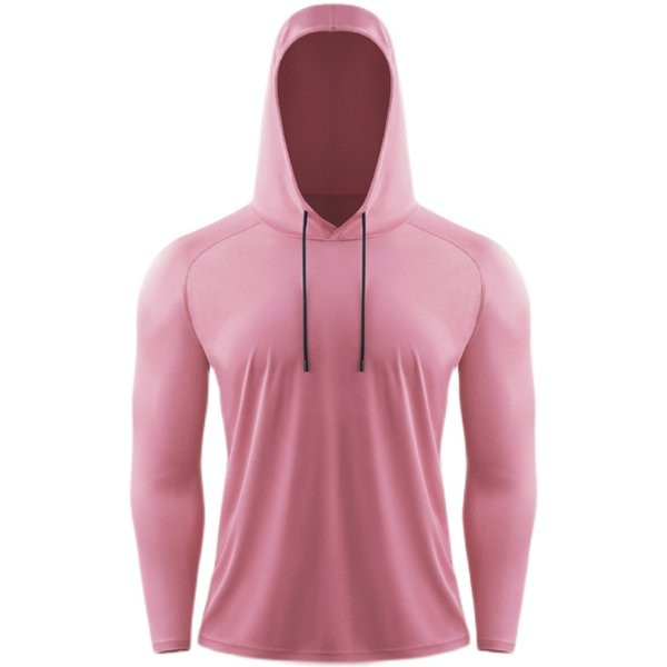 Αθλητική ανδρική μπλούζα με κουκούλα - πολλά χρώματα