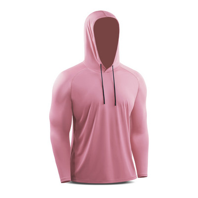 Мъжка спортна блуза с дълъг ръкав и връзки