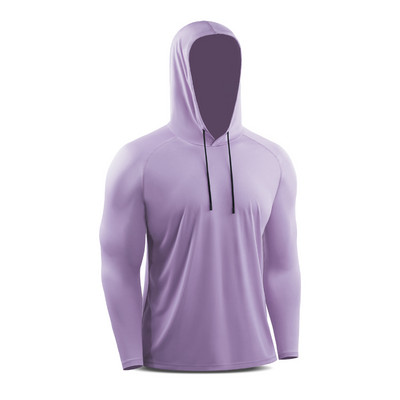 Мъжка спортна блуза с дълъг ръкав и връзки