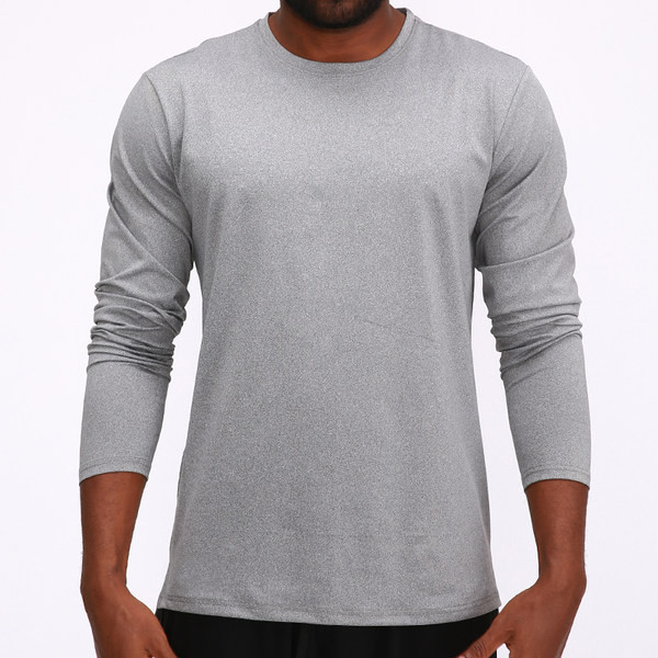 Vīriešu vienkrāsaina blūze ar garām piedurknēm