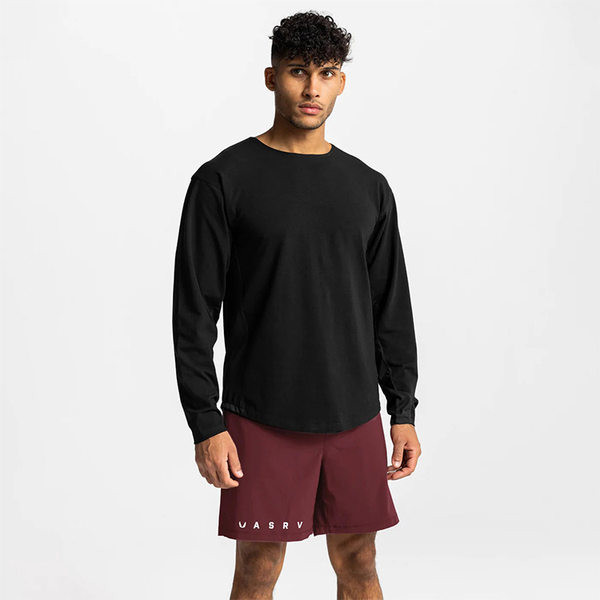 Ежедневна мъжка блуза с овално деколте -три цвята