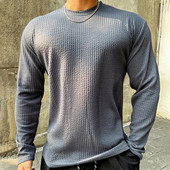 Φαρδύ ριγέ ελαστικό αθλητικό μπλουζάκι για άνδρες